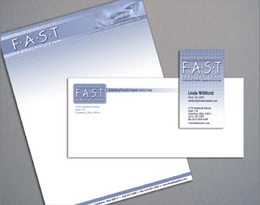 Franklin Administrative Services Team stationery.