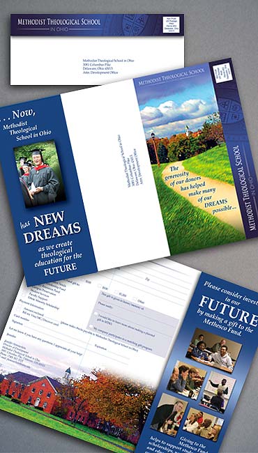 Methodist Theological School in Ohio Development campgain self-mailer