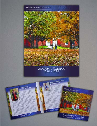 Methodist Theological School in Ohio catalog and DVD