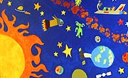 Thumbnail - Robert Frost Outer Space mural